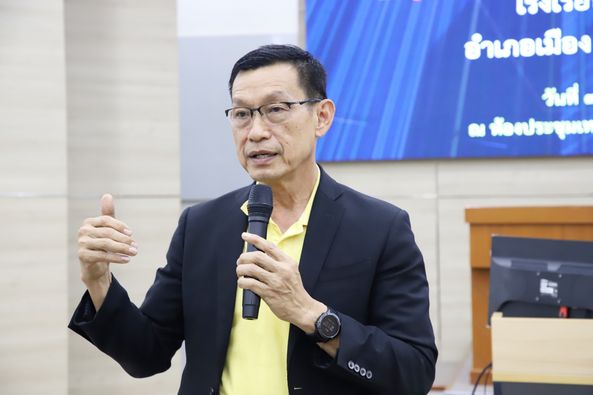 เทศบาลฯ ต้อนรับคณะศึกษาดูงานจากโรงเรียนสุราษฎร์พิทยา รูปภาพ 1