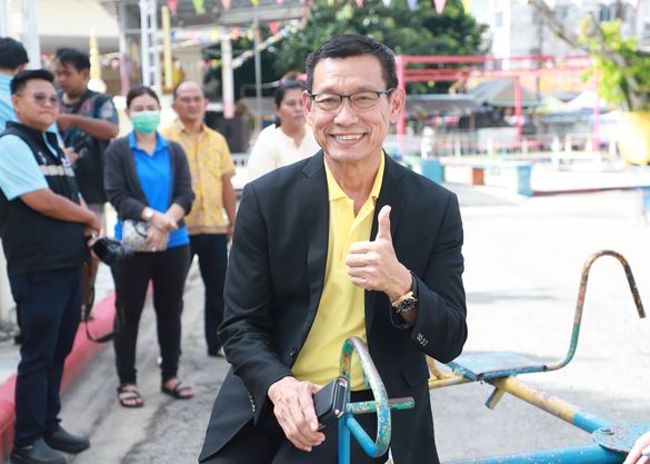 นายกแป๊ะ ร่วมถ่ายทำรายการ รายการ “ชุมชนเล่าเรื่อง” ทางช่อง N ... Image 1