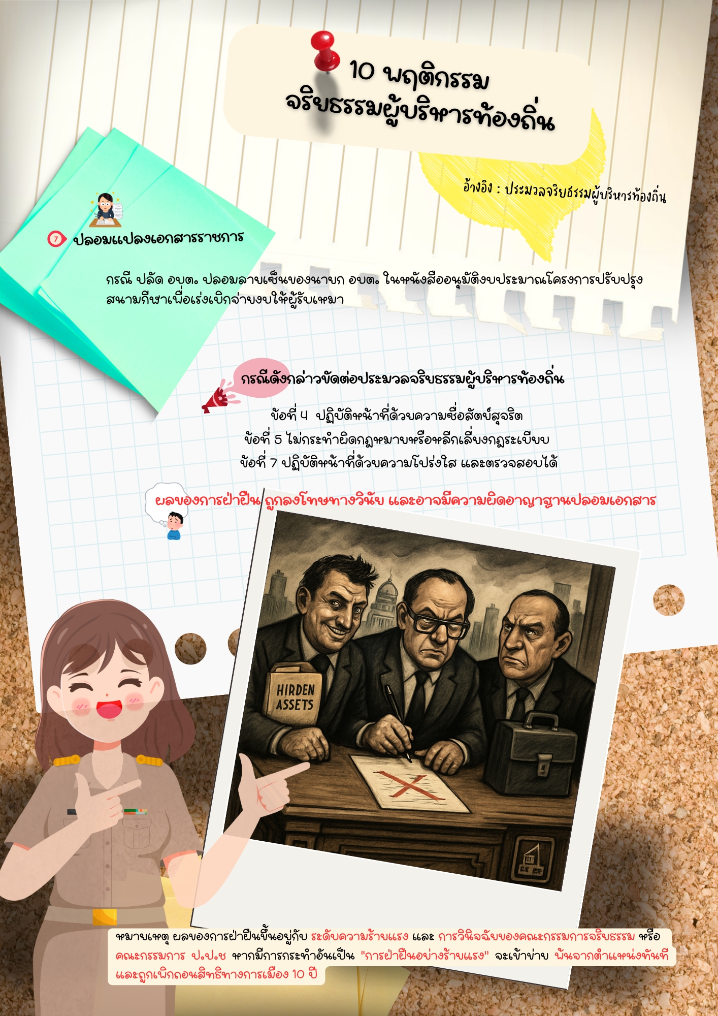 การเผยแพร่ประชาสัมพันธ์ความรู้ด้านกฎหมายให้บุคลากรของเทศบาลน ... Image 7