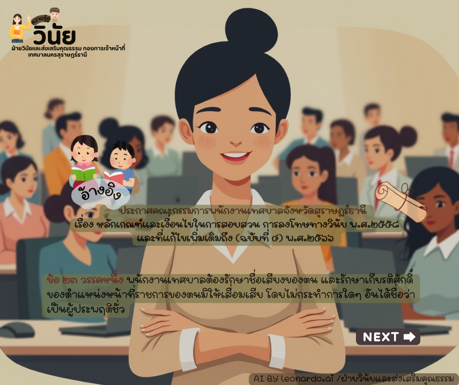 ความรู้คู่วินัย กรณีศึกษา " ข้าราชการท้องถิ่น/พนักงานเทศบาล  ... Image 10