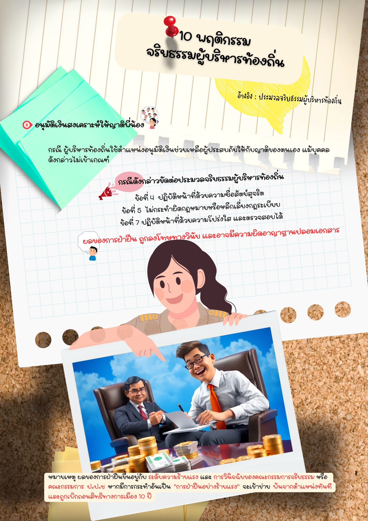 การเผยแพร่ประชาสัมพันธ์ความรู้ด้านกฎหมายให้บุคลากรของเทศบาลน ... Image 8