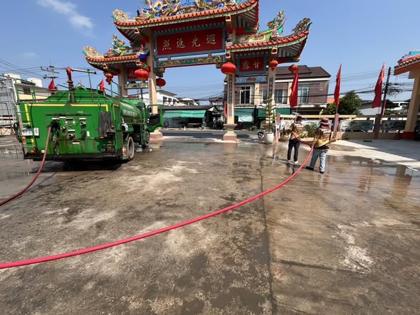 เทศบาลนครสุราษฎร์ธานี โดยสำนักช่าง ดำเนินงานด้านต่าง ๆ เพื่อ ... รูปภาพ 1