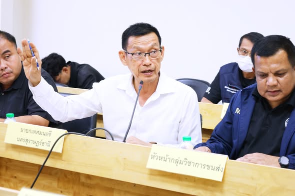 ประชุมคณะกรรมการควบคุมการขนส่งทางบกประจำจังหวัดสุราษฎร์ธานี Image 1