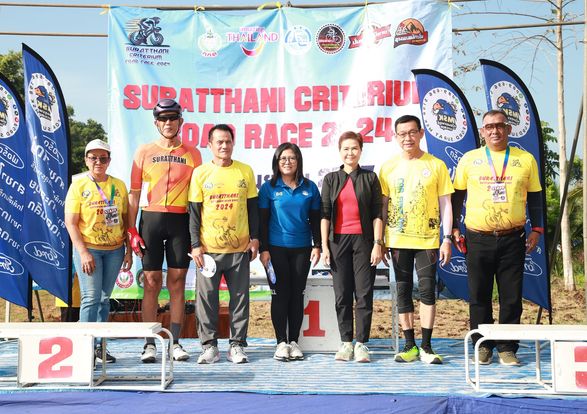 การแข่งขันจักรยานชิงชนะเลิศ สุราษฎร์ธานี ไครทีเรี่ยม โรดเรซ  ... Image 1