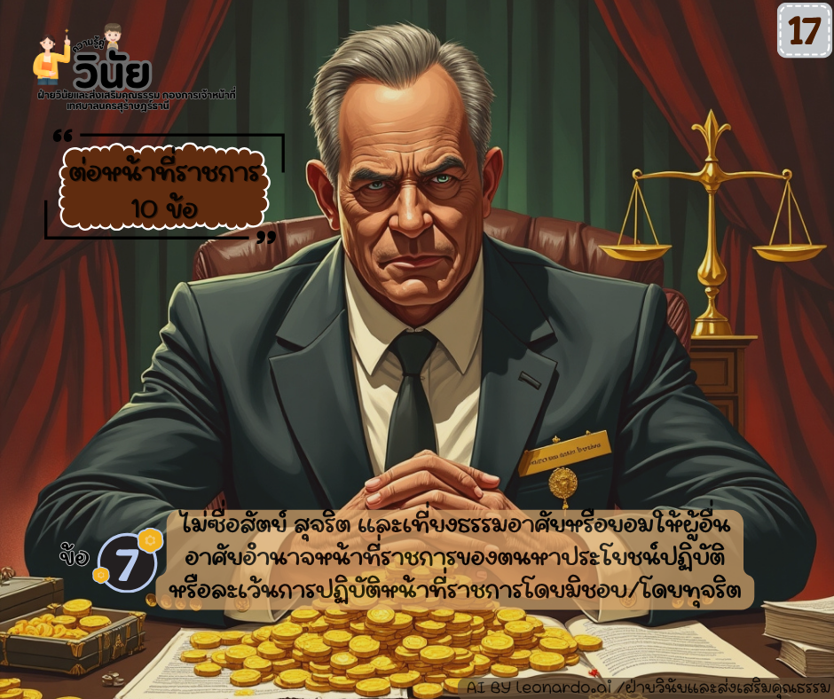 วินัยพนักงานส่วนท้องถิ่น 19 ข้อ พร้อมกรณีตัวอย่าง Image 18