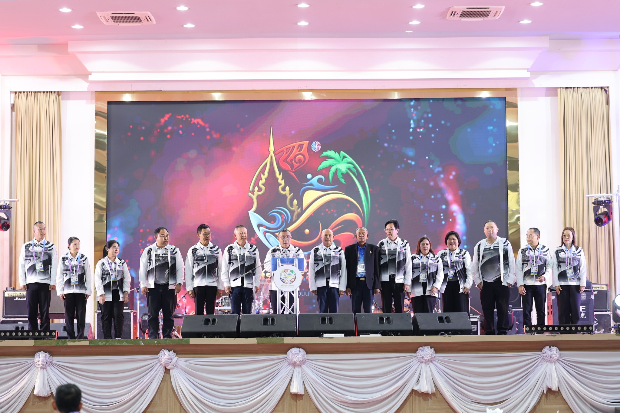 พิธีเลี้ยงต้อนรับคณะนักกีฬาและผู้ติดตาม ในการแข่งขันกีฬาเยาว ... รูปภาพ 1
