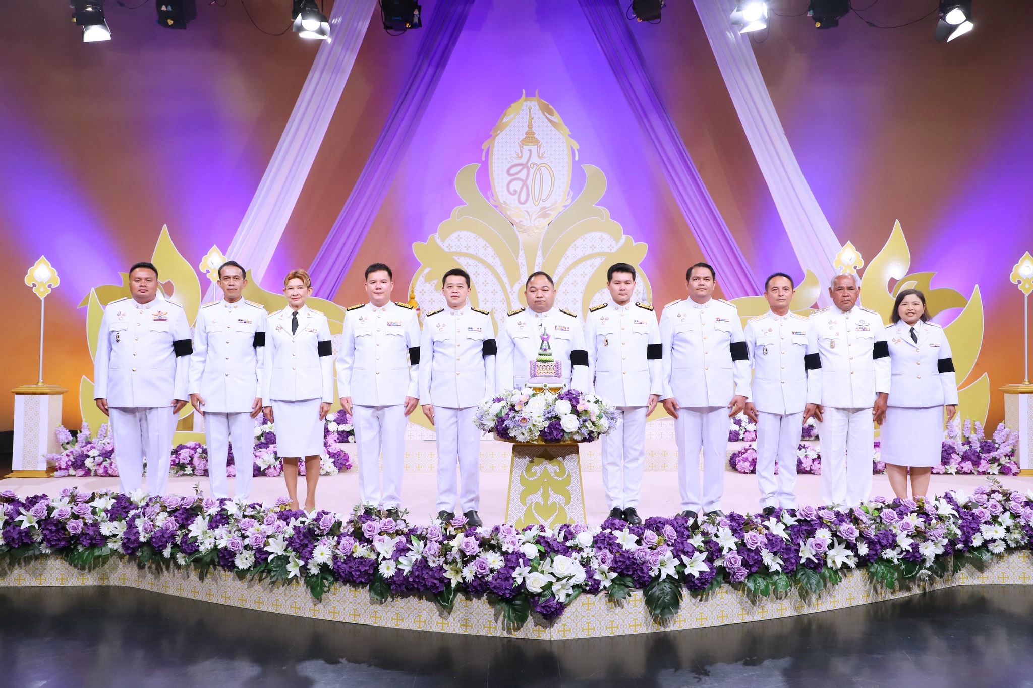 บันทึกเทปโทรทัศน์ถวายพระพรชัยมงคล เนื่องในโอกาสวันเฉลิมพระชน ... รูปภาพ 1