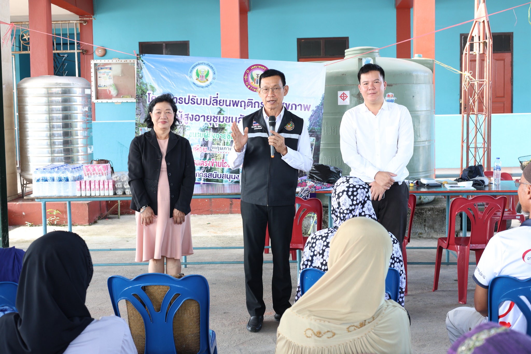 โครงการปรับเปลี่ยนพฤติกรรมสุขภาพ ชมรมผู้สูงอายุชุมชนสันติสุข รูปภาพ 1