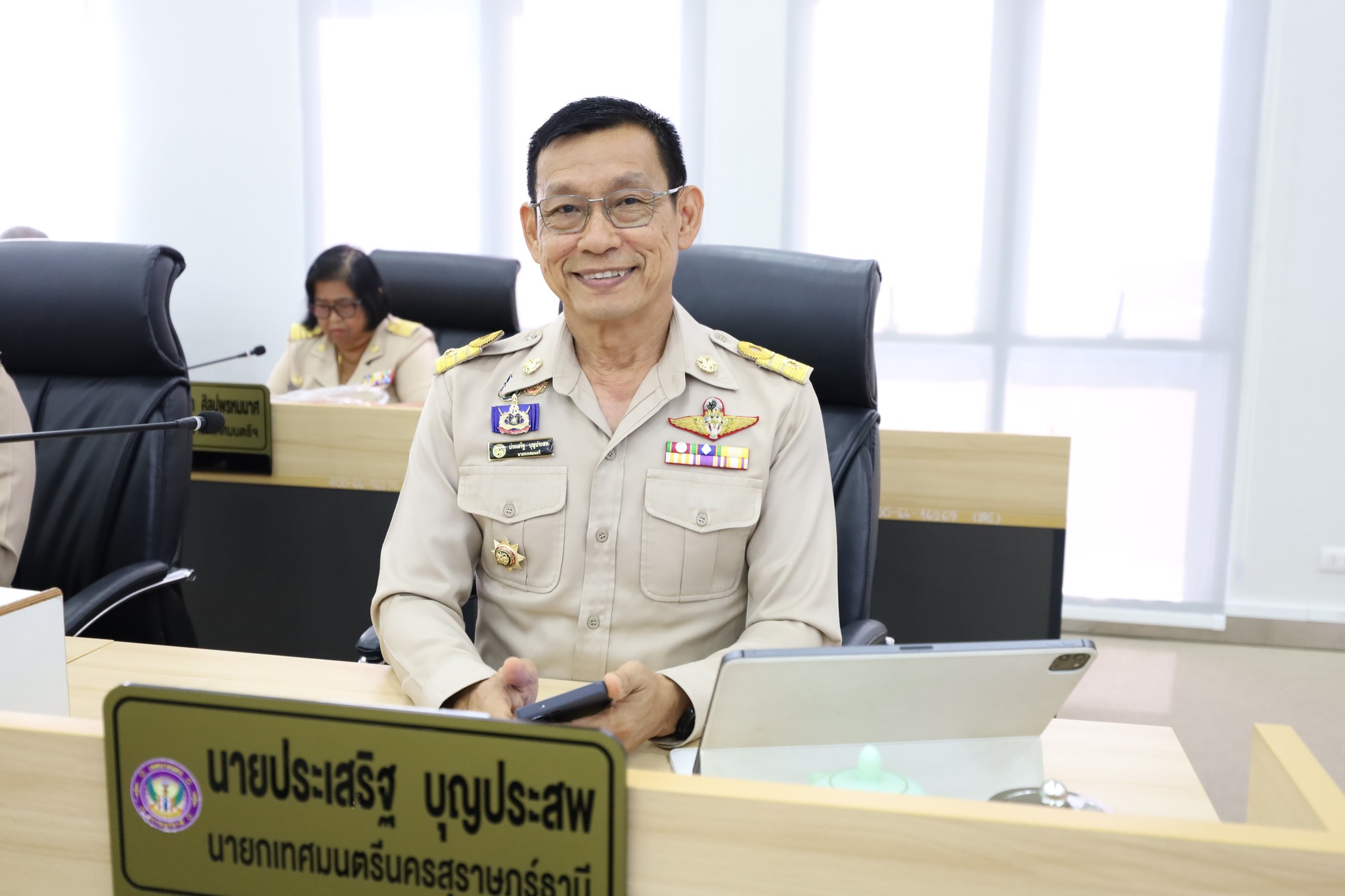 การประชุมสภาเทศบาลนครสุราษฎร์ธานี สมัยสามัญ สมัยที่ 2 ประจำป ... Image 1