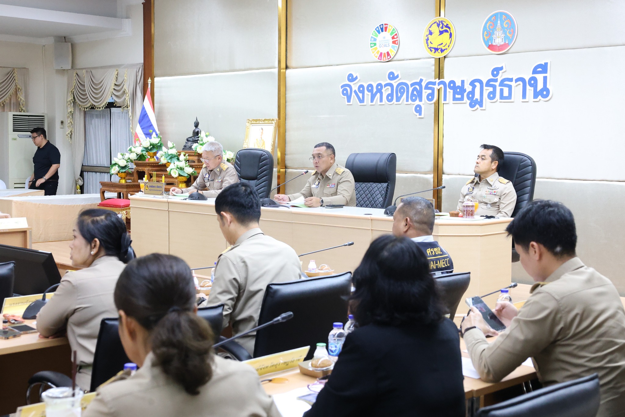 การประชุมคณะกรรมการรักษาความมั่นคงและความสงบเรียบร้อยจังหวัด ... Image 1