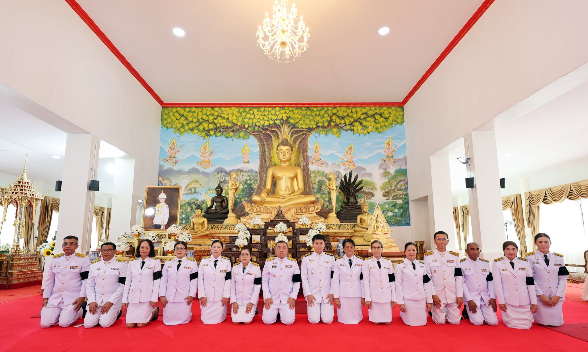 พิธีบำเพ็ญกุศล ในวาระครบ 7 วัน (สัตตมวาร) แห่งการสิ้นพระชนม์ ... Image 1