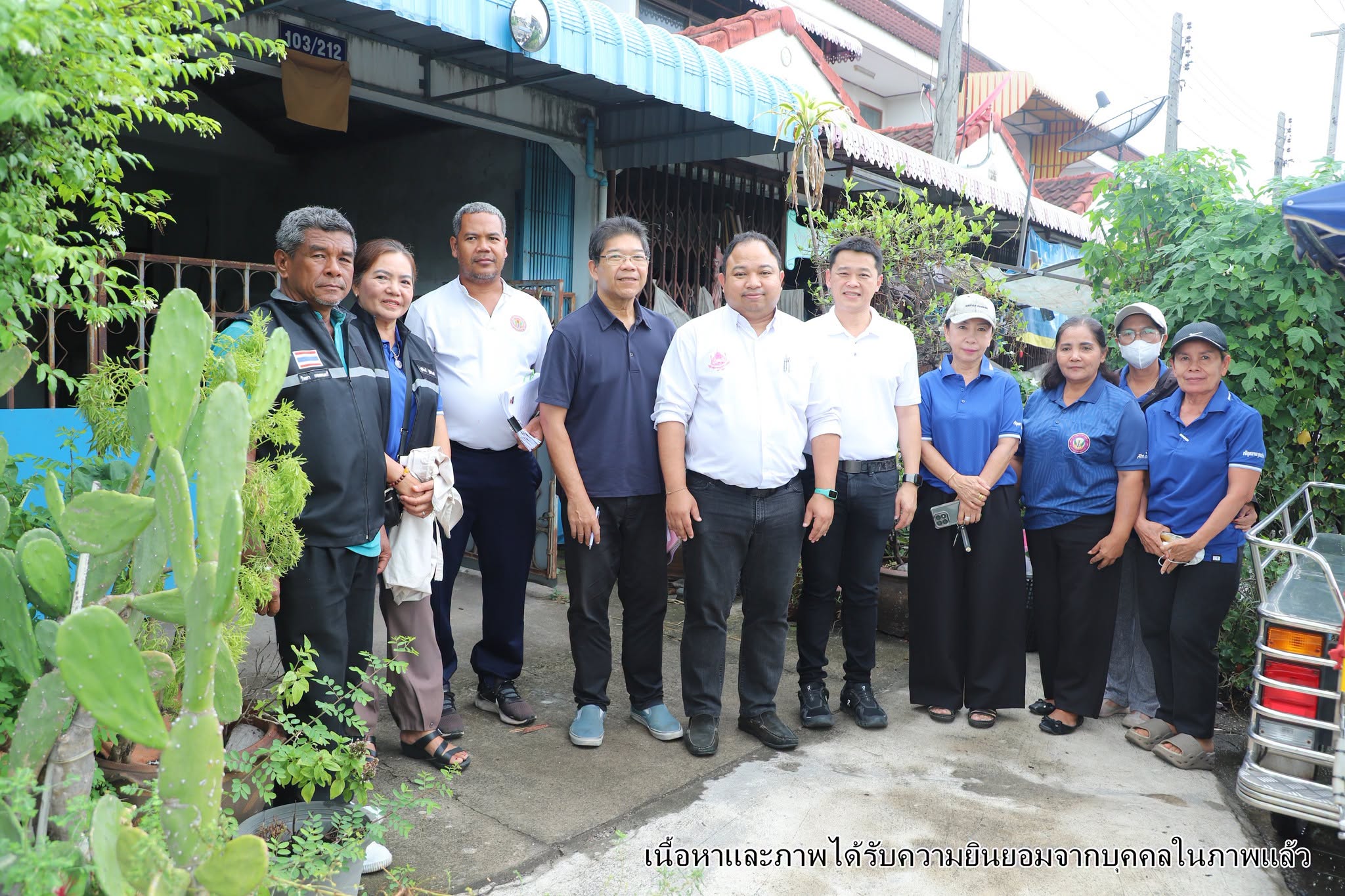 นายประเสริฐ บุญประสพ นายกเทศมนตรีนครสุราษฎร์ธานี มอบหมายให้น ... Image 1