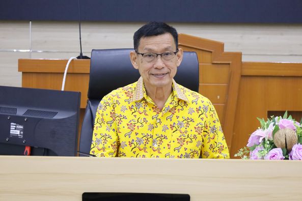 นายกแป๊ะ ประชุมเตรียมการเดินทางเข้าร่วมแข่งขันกีฬา อปท. “นคร ... Image 1