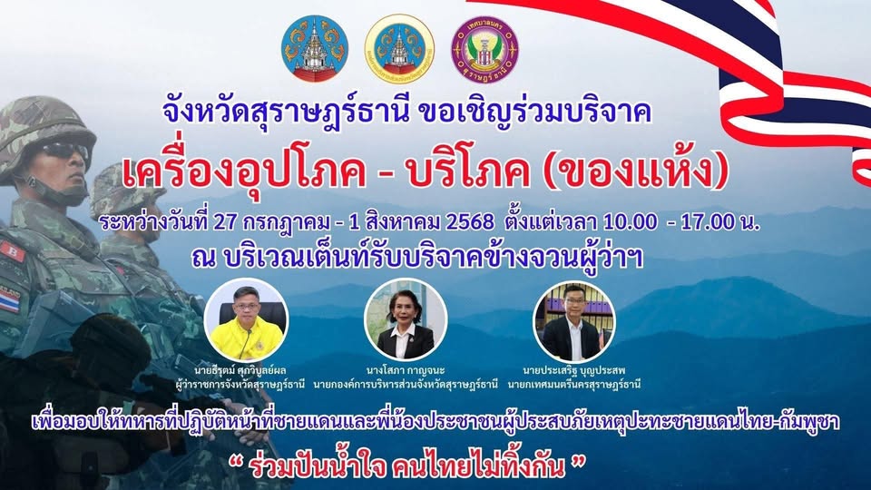 “ร่วมปันน้ำใจ คนไทยไม่ทิ้งกัน” รูปภาพ 1