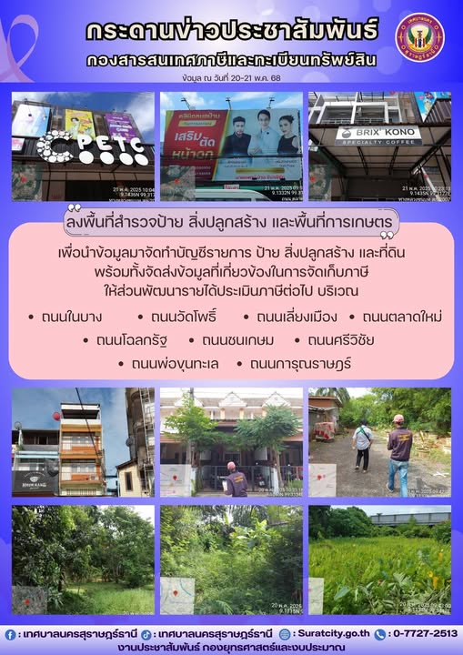 กระดานข่าวประชาสัมพันธ์ เราทำงานทุกวันเพื่อพี่น้องประชาชน Image 1