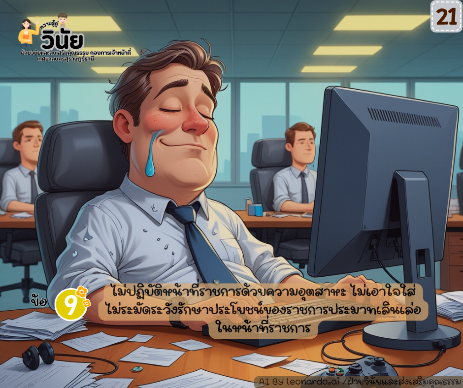 วินัยพนักงานส่วนท้องถิ่น 19 ข้อ พร้อมกรณีตัวอย่าง Image 22