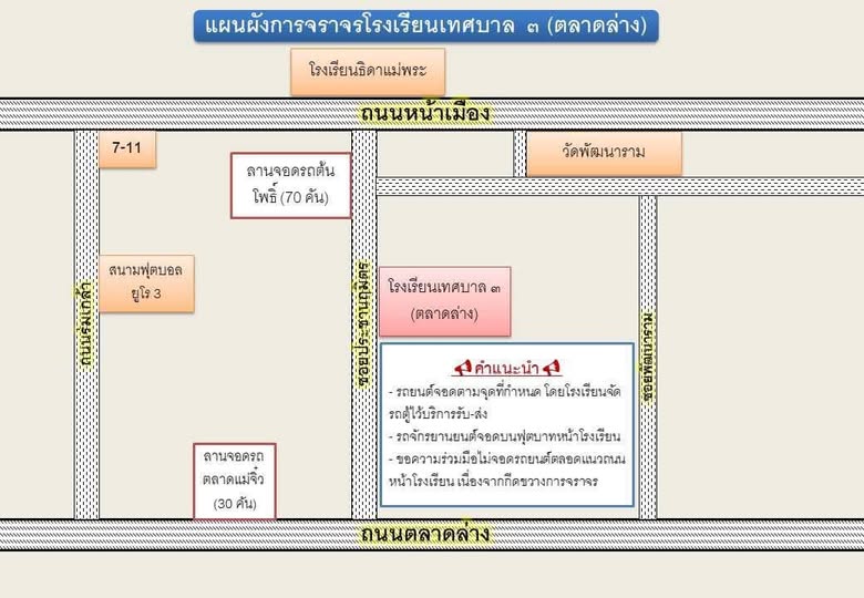 วันพรุ่งนี้ (10 มี.ค. 68) โรงเรียนเทศบาล ๓ (ตลาดล่าง) จะมีพิ ... Image 1