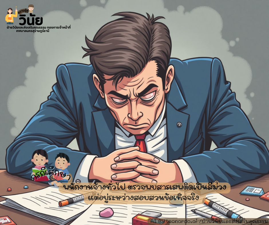 กรณีศึกษา พนักงานจ้างทั่วไป ตรวจพบสารเสพติดเป็นสีม่วงและขโมย ... Image 1