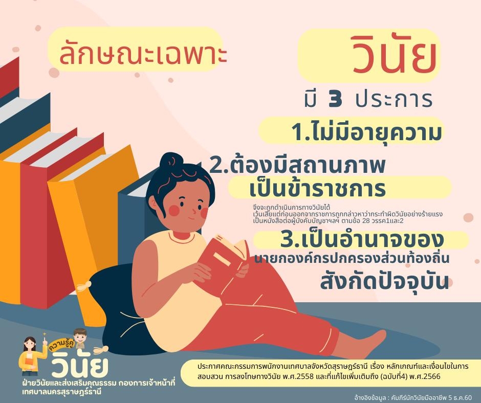 ลักษณะเฉพาะของวินัย Image 1