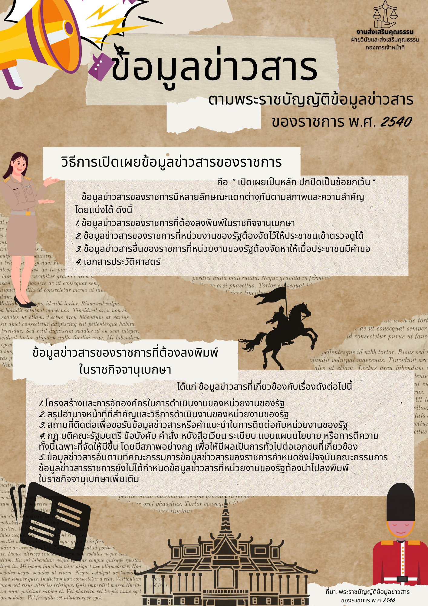 การเผยแพร่ประชาสัมพันธ์ความรู้ด้านกฎหมาย เกี่ยวกับสาระสำคัญข ... Image 3