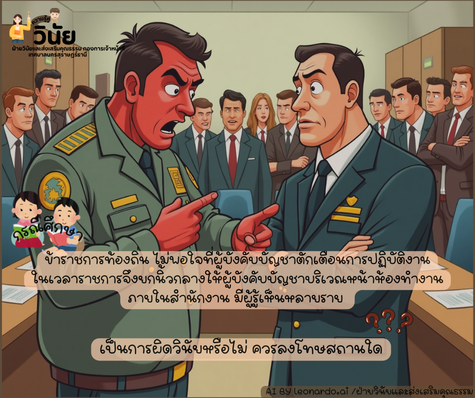 ความรู้คู่วินัย กรณีศึกษา " ข้าราชการท้องถิ่น/พนักงานเทศบาล  ... Image 1