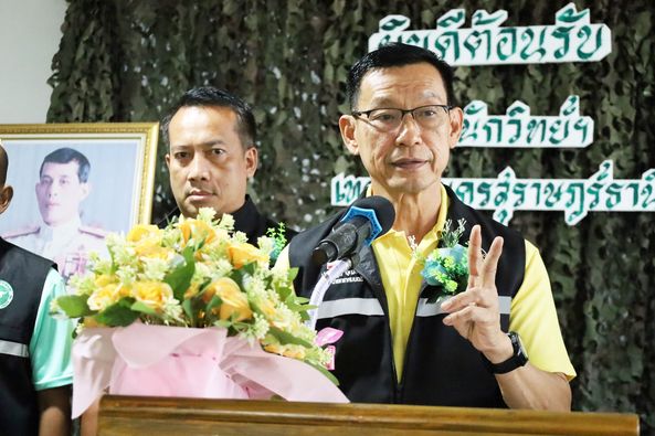 นายกแป๊ะ เปิดศูนย์แจ้งเตือนภัยสุขภาพในชุมชนโซนโรงพยาบาลค่ายว ... รูปภาพ 1