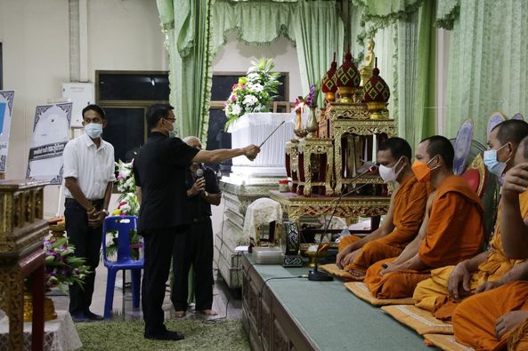 พิธีบำเพ็ญกุศลศพ ณ วัดพัฒนาราม Image 1