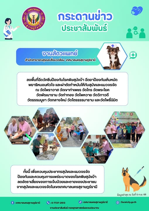 กระดานข่าวประชาสัมพันธ์ เราทำงานทุกวันเพื่อพี่น้องประชาชน รูปภาพ 1