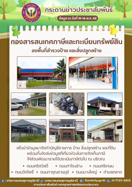 กระดานข่าวประชาสัมพันธ์ เราทำงานทุกวันเพื่อพี่น้องประชาชน รูปภาพ 1