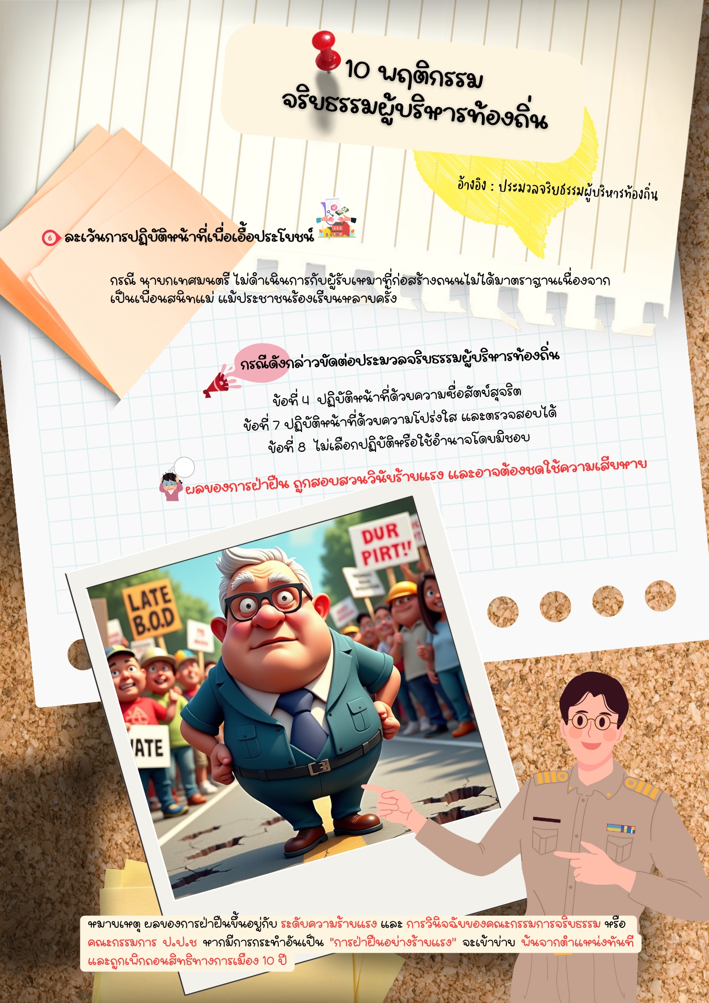 การเผยแพร่ประชาสัมพันธ์ความรู้ด้านกฎหมายให้บุคลากรของเทศบาลน ... Image 6