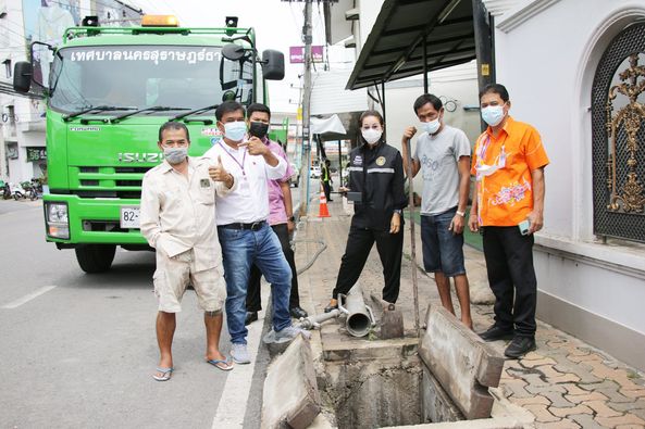 ท่อระบายน้ำบริเวณถนนดอนนกตรงข้ามร้านเทเลวิซ (Telewiz) Image 1