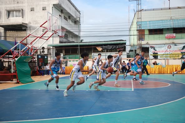 ภาพบรรยากาศการแข่งขัน กีฬาบาสเกตบอล วันที่ 17 กรกฎาคม 2568 ณ ... Image 1