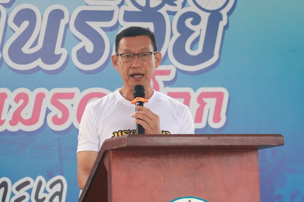 เทศบาลฯ ร่วมพิธีเปิดการแข่งขันจักรยานทางเรียบ “ปั่นให้หรอยใจ ... รูปภาพ 1
