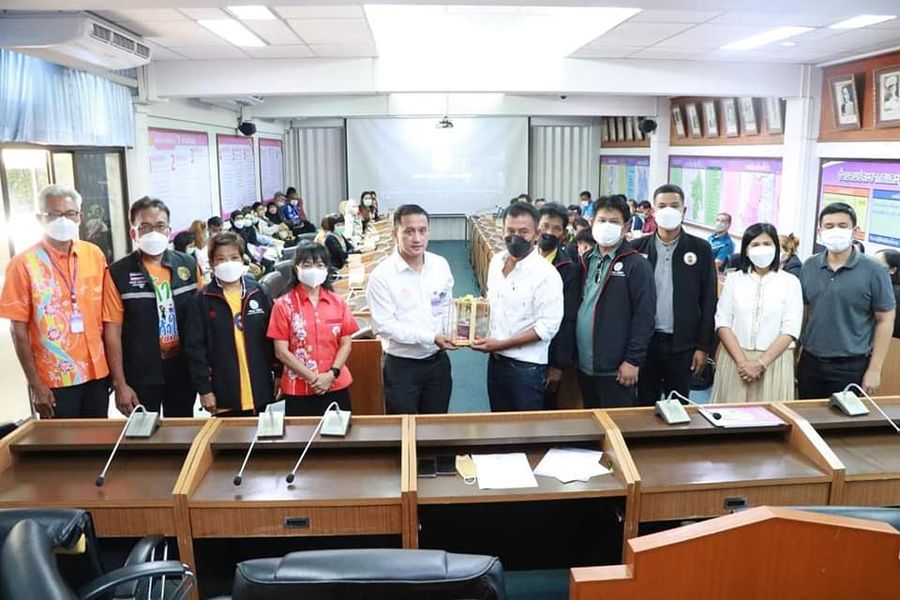ต้อนรับคณะศึกษาดูงานจาก อบต.ลุมพลี จ.พระนครศรีอยุธยา เรื่องก ... Image 1