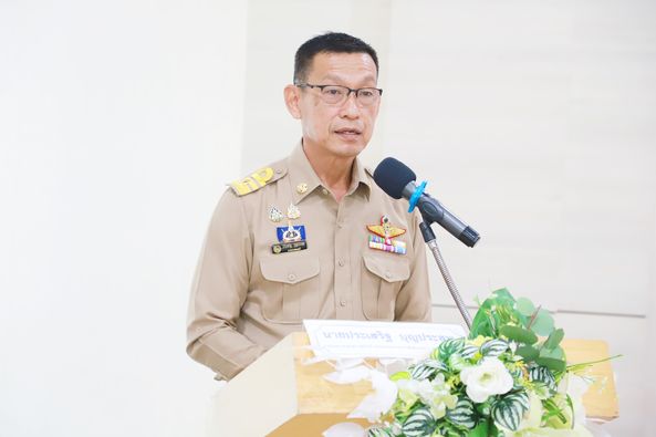 นายกแป๊ะ กล่าวต้อนรับผู้เข้าร่วมสัมมนาด้านการต่างประเทศ สมาค ... Image 1