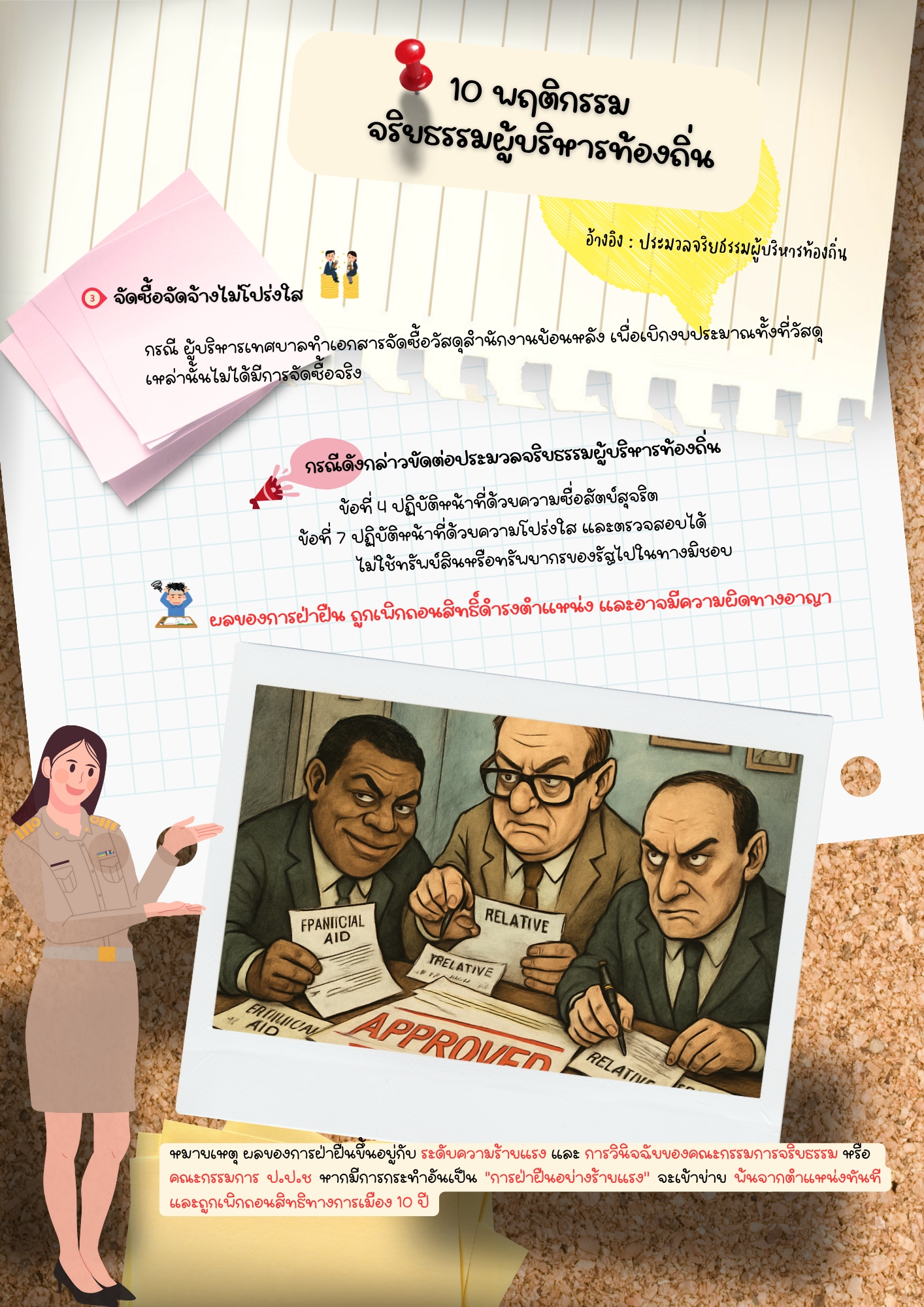 การเผยแพร่ประชาสัมพันธ์ความรู้ด้านกฎหมายให้บุคลากรของเทศบาลน ... Image 3