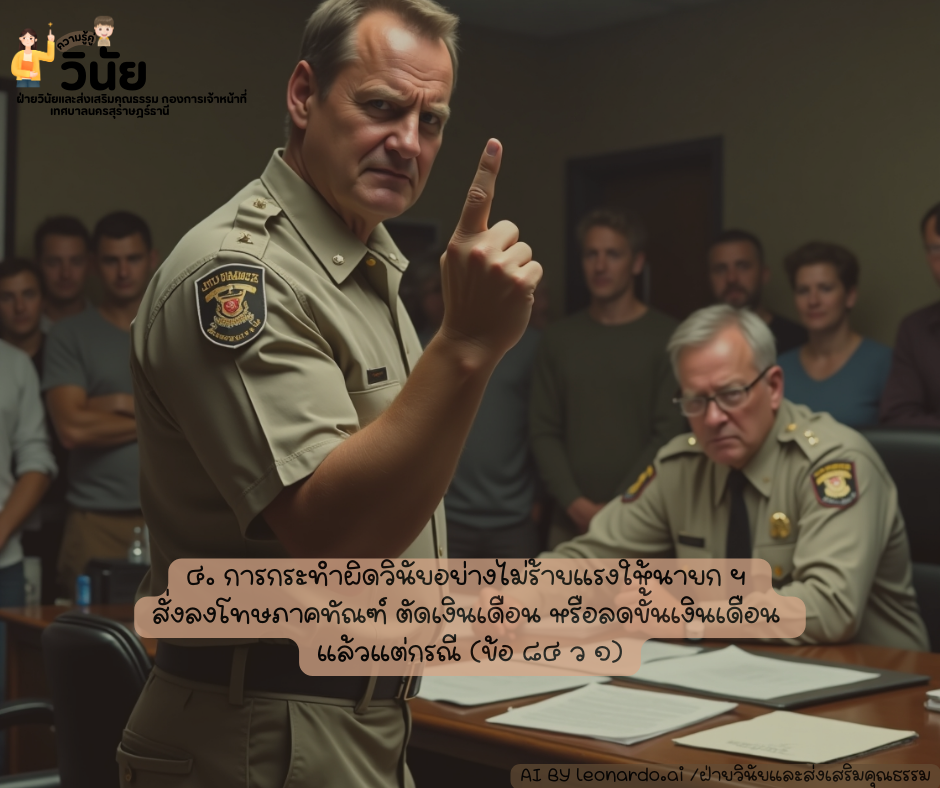 ความรู้คู่วินัย กรณีศึกษา " ข้าราชการท้องถิ่น/พนักงานเทศบาล  ... Image 6