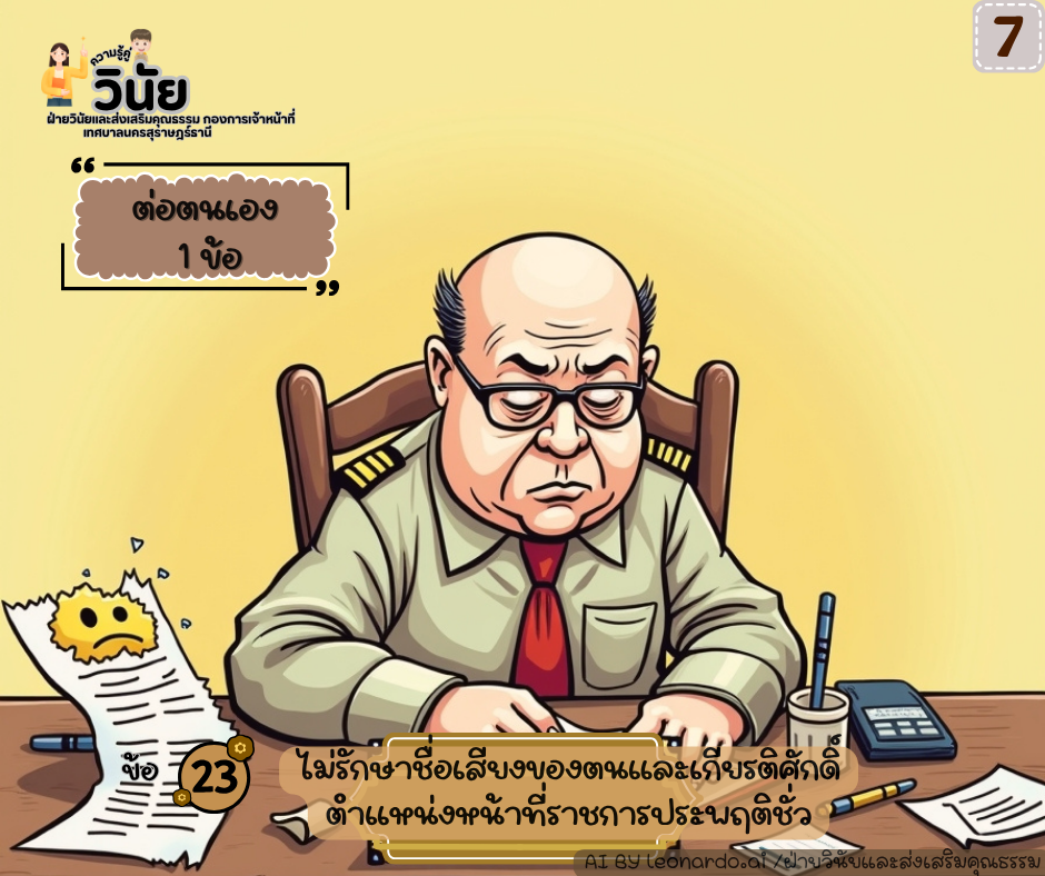 วินัยพนักงานส่วนท้องถิ่น 19 ข้อ พร้อมกรณีตัวอย่าง Image 8