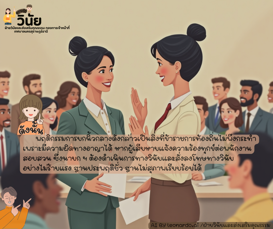 ความรู้คู่วินัย กรณีศึกษา " ข้าราชการท้องถิ่น/พนักงานเทศบาล  ... Image 7