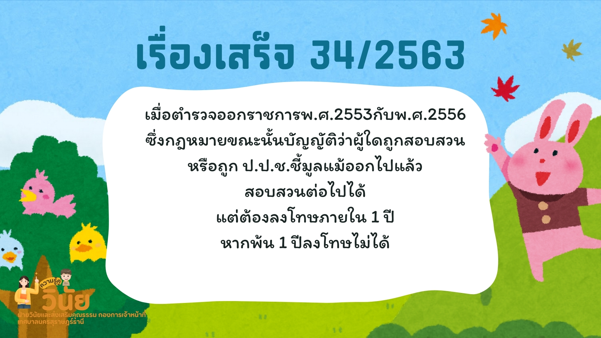ความรู้คู่วินัย เรื่อง แนวทางปฏิบัติกรณีป.ป.ช.ชี้มูลความผิดว ... Image 4