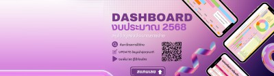 Dashboard งบประมาณ 2568 สรุปข้อมูลงบประมาณรายจ่าย Image 1
